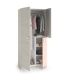 Armario juvenil Nube Blanco Alpes y Rosa |SAYEZ|