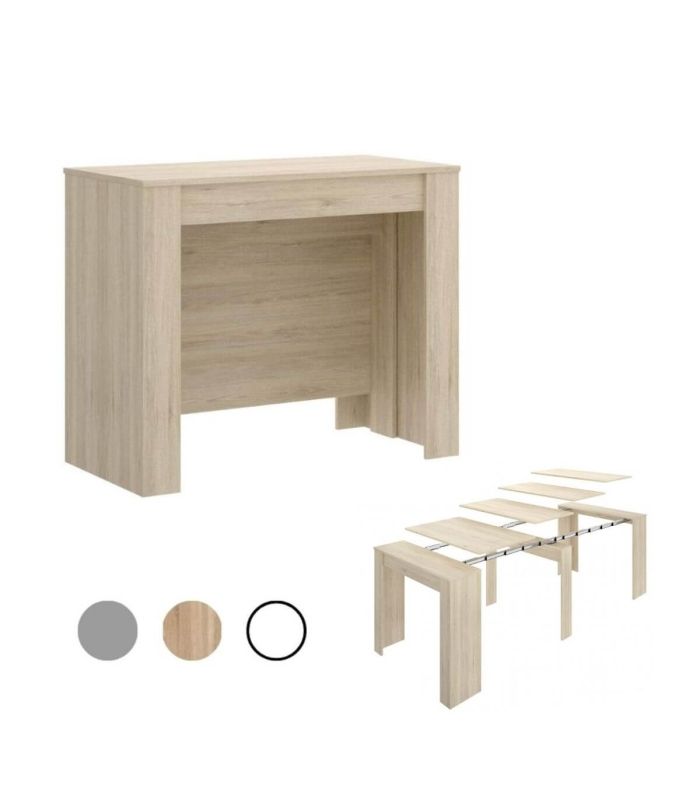 Mesa comedor Extensible Consola Roble Canadian |SAYEZ|