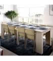 Mesa comedor Extensible Consola Roble Canadian, en ambiente |SAYEZ|