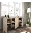Mueble Aparador Grafito y Natural Ness |SAYEZ|