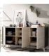 Mueble Aparador Grafito y Natural Ness |SAYEZ|