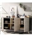 Mueble Aparador Grafito y Natural Ness |SAYEZ|