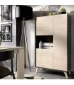 Mueble Aparador Grafito y Natural Ness Plus, en ambiente |SAYEZ|