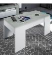 Mesa Centro Elevable Cemento, en ambiente |SAYEZ|