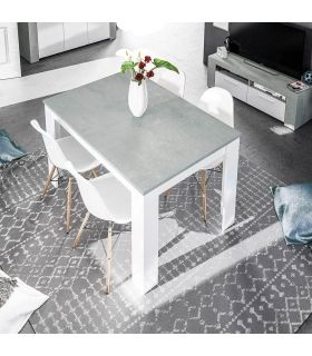 Mesa comedor extensible Cemento, en ambiente|SAYEZ|