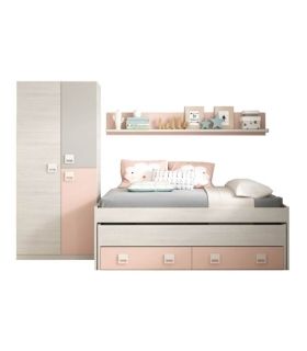 Conjunto Juvenil Nube Blanco Alpes y Rosa |SAYEZ|