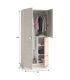Conjunto Juvenil Nube Blanco Alpes y Rosa, pictograma|SAYEZ|