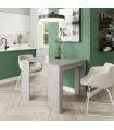Mesa comedor extensible consola Cemento, en ambiente|SAYEZ|