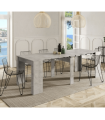 Mesa comedor extensible consola Cemento, en ambiente|SAYEZ|