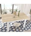 Conjunto Mesa Kendra Mediterraneo y 4 sillas Tower, en ambiente|SAYEZ|