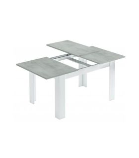 Conjunto Mesa Kendra Cemento y 4 sillas Tower |SAYEZ|
