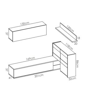 Mueble de Salón Uma, pictograma|SAYEZ|