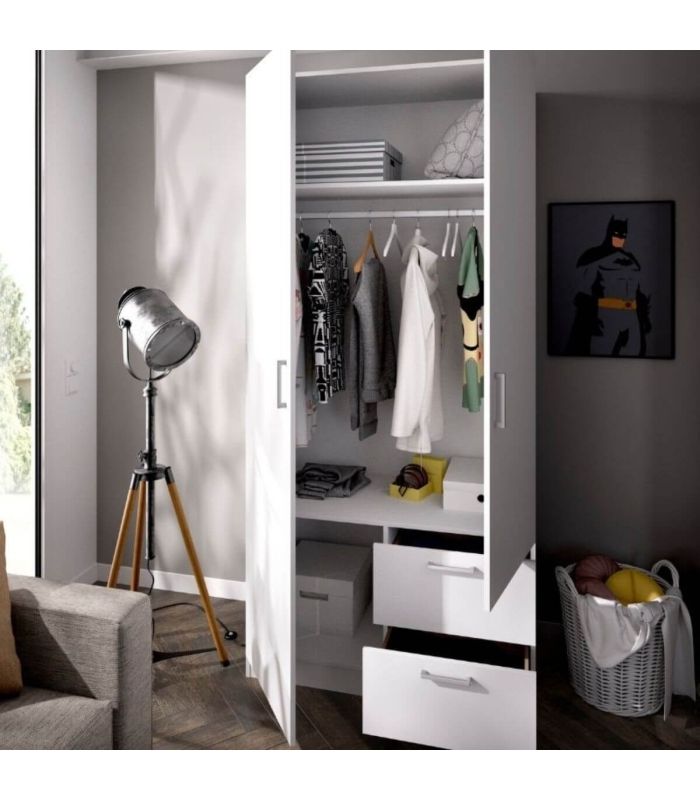 Armario 2 Puertas 2 Cajones Maxi, en ambiente|SAYEZ|