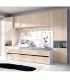 Cama juvenil con Altillo Kwai, en ambiente |SAYEZ|