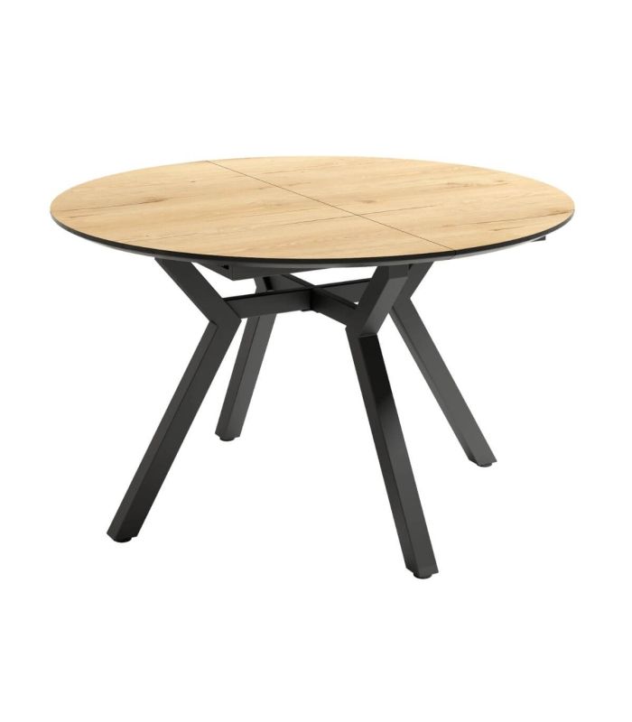 Mesa Redonda Comedor Extensible Cantábrico 120 cm |SAYEZ|