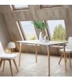 Mesa Comedor Fija Rectangular Caribe Blanca, en ambiente |SAYEZ|