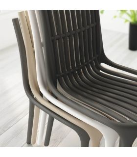 Pack 4 Sillas Milán Exterior, en ambiente |SAYEZ|