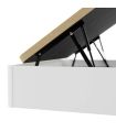 Canapé Premium 135 x 190 Blanco Detalles| SAYEZ |