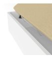 Canapé Premium 135 x 190 Blanco Detalles| SAYEZ |