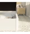 Canapé Premium 135 x 190 Blanco Detalles en Ambiente| SAYEZ |