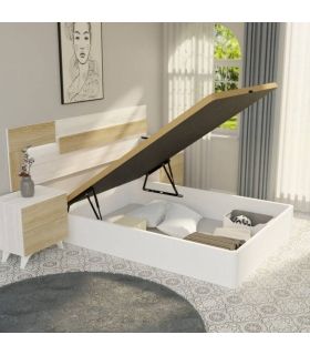 Canapé Premium 135 x 190 Blanco Detalles en Ambiente| SAYEZ |