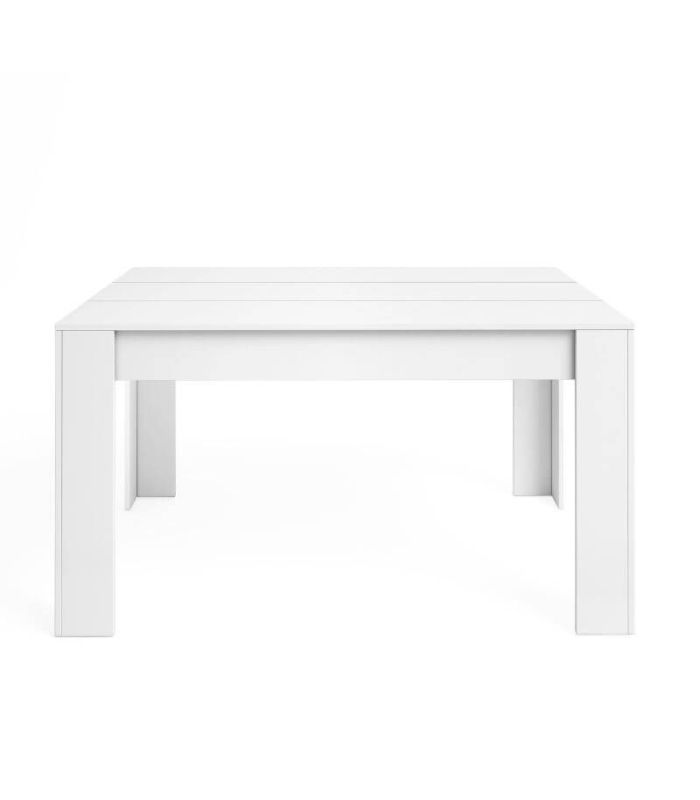 Mesa de Comedor Extensible Bass Blanco Mate | SAYEZ |
