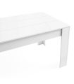 Mesa de Comedor Extensible Bass Blanco Mate Detalles| SAYEZ |