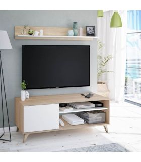 Mueble de Tv con estante Kikua Plus, en ambiente |SAYEZ|