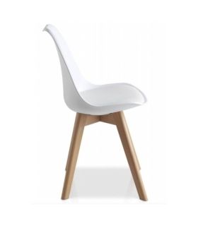 Conjunto Mesa Kendra Mediterraneo y 4 sillas Malmo |SAYEZ|