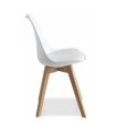 Conjunto Mesa Kendra Mediterraneo y 4 sillas Malmo |SAYEZ|