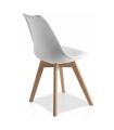 Conjunto Mesa Kendra Mediterraneo y 4 sillas Malmo |SAYEZ|