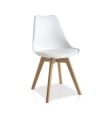 Conjunto Mesa Kendra Mediterraneo y 4 sillas Malmo |SAYEZ|