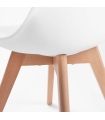 Conjunto Mesa Kendra Mediterraneo y 4 sillas Malmo |SAYEZ|