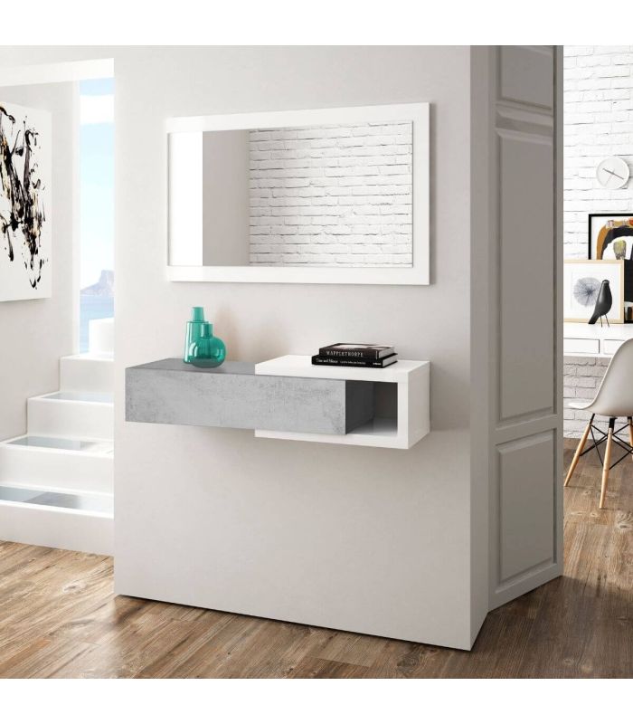 Recibidor Noon Cemento, en ambiente|SAYEZ|