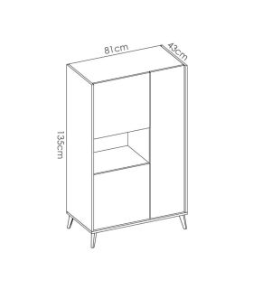 Conjunto Muebles Salón Ness, pictograma|SAYEZ|