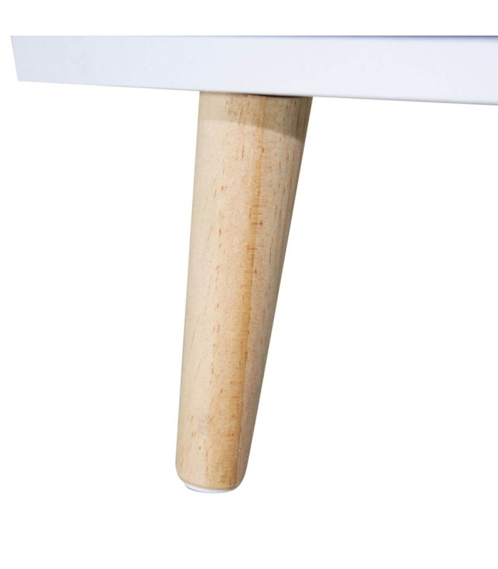 Mesita dos Cajones Anzio Blanca |SAYEZ|