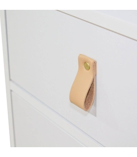 Mesita dos Cajones Anzio Blanca |SAYEZ|