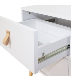 Mesita dos Cajones Anzio Blanca |SAYEZ|