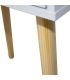 Mesita 2 cajones Fiano Blanca |SAYEZ|