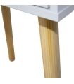 Mesita 2 cajones Fiano Blanca |SAYEZ|