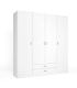 Armario 4 puertas y 2 cajones Blanco Mate Roma | SAYEZ |