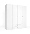 Armario 4 puertas y 2 cajones Blanco Mate Roma | SAYEZ |