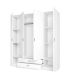 Armario 4 puertas y 2 cajones Blanco Mate Roma | SAYEZ |