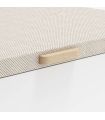 Canapé Alta Capacidad con Tirador Insertado 135x190 Blanco