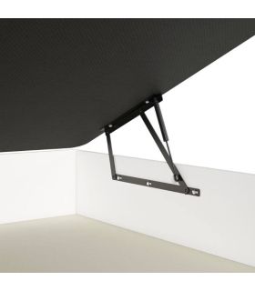 Canapé Alta Capacidad con Tirador Insertado 135x190 Blanco