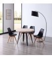 Pack 4 Sillas Trosbi Negras en ambiente|SAYEZ|