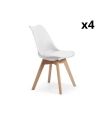 Pack 4 Sillas Trosbi Blancas |SAYEZ|