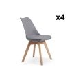 Pack 4 Sillas Trosbi Gris |SAYEZ|