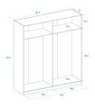 Armario 4 Puertas Lido Albo |SAYEZ|