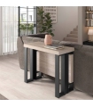 Mesa Consola Extensible Patas Metálicas Sonoma  |SAYEZ|